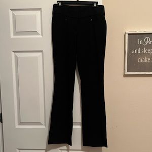 Black boot cut dress pants